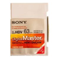 Usado, Cassettes Hdv Sony 63 Min Dvcam Dv Profesionales segunda mano  Argentina