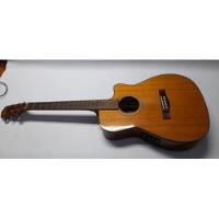 Usado, Guitarra Electroacústica Fender Cf140sce-nat C/funda segunda mano  Argentina