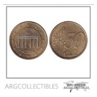 Alemania Moneda 50 Centavos 2002 F Laton Km-212 Unc segunda mano  Argentina