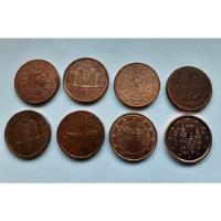 8 Monedas Distintas / 1 Centavo De Euro  segunda mano  Argentina