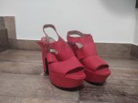 Zapatos Mujer Rojos Talle 37 segunda mano  Argentina