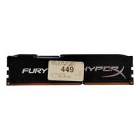 Usado, Memoria Ram Hyperx Fury 8gb Ddr3 1600 / Villurka Comp segunda mano  Argentina