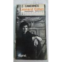 Canciones - Leonard Cohen - Bilingue - Ed. Espiral segunda mano  Argentina