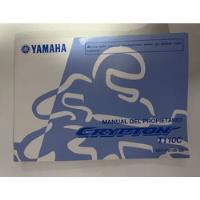 Manual De Usuario Yamaha Crypton T110c, usado segunda mano  Argentina