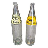 Dos Botellas Agua Tónica Paso De Los Toros Antiguas De 1l, usado segunda mano  Argentina