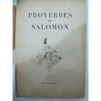 Proverbes De Salomon     Version A Crampon Numerado segunda mano  Argentina