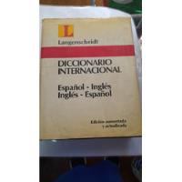 Langenscheidt Diccionario Internacional Español Ingles D3 segunda mano  Argentina