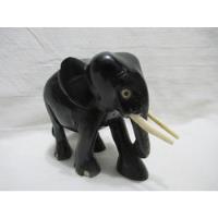 Figura Decorativa Elefante Madera Ébano Tallado A Mano 9 Cm, usado segunda mano  Argentina