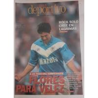 Usado, Clarin Deportivo 11/12/95 Velez 2 Belgrano 0,racing 2 Gelp 0 segunda mano  Argentina