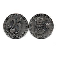 Ecuador Moneda 25 Centavos Año 2000 Km#107 segunda mano  Argentina