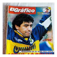 Revista El Grafico Nº 4010 13/8/1996 Maradona Se Va De Boca segunda mano  Argentina