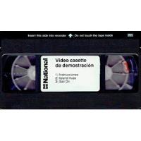 Usado, Videocassette Vhs National Panasonic Test Demostracion Pal-n segunda mano  Argentina