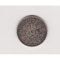 Usado, Moneda Alemania 1 Marco Año 1876 D Plata Muy Buena Sucia segunda mano  Argentina
