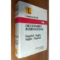 Diccionario Internacional Langenscheidt Español Ingles segunda mano  Argentina