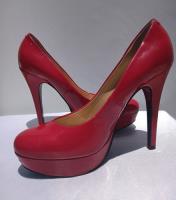 Zapatos Stilettos Guess Charol Rojo C/plataformas O.mar2011, usado segunda mano  Argentina
