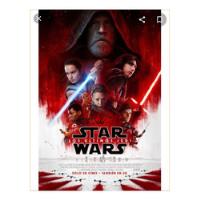 Usado, Banner Lona De Cine -star Wars - Los Últimos Jedis-2.00x1.50 segunda mano  Argentina