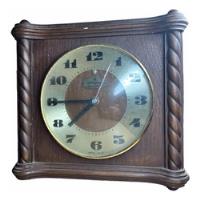 Reloj De Pared Antiguo Junghans Quartz Alemán Madera Pesado segunda mano  Argentina