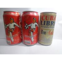 Lote De 2 Latas De Coca Cola Copa America 95 + Cola Con Ron segunda mano  Argentina
