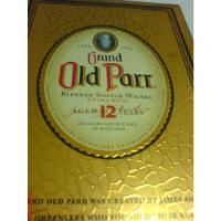 Grand Old Parr (1483-1635)   Caja Whisky  Vacia-unica Unidad segunda mano  Argentina