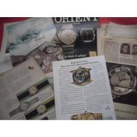 Reloj Rolex Omega Citizen Mondia Lote Publicidades Antiguas segunda mano  Argentina