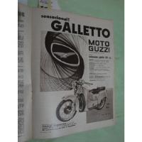 Publicidad Moto Guzzi Galletto 192 segunda mano  Argentina