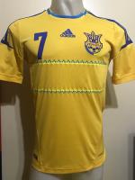 Camiseta Selección Ucrania 2012 Shevchenko 7 Chelsea Milan S segunda mano  Argentina