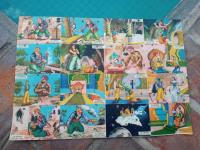 Antigua Plancha Figuritas Aladino Y La Lampara Maravillosa segunda mano  Argentina