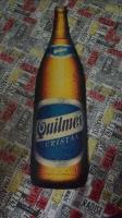 Cartel Botella Cerveza Quilmes Impecable Vintage /deco/belgr segunda mano  Argentina
