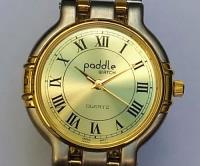 Reloj Paddle Watch Quartz Metal Bicolor Vintage Espectacular segunda mano  Argentina