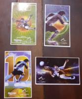 4 Figuritas/tarjetas De Fundacion Messi    segunda mano  Argentina
