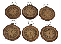Antiguos Posavasos De Madera Y Corcho Símil Reloj Únicos , usado segunda mano  Argentina