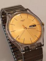 Reloj Swatch New Gent Gold 41 Mm Inmaculado! segunda mano  Argentina