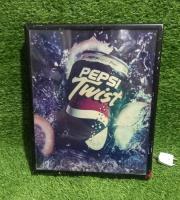 Antiguo Cartel Luminoso Pepsi Twist segunda mano  Argentina