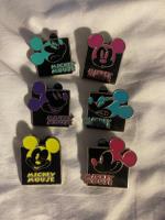 Sets De 6 Pins Originales De Los Parques De Disney - Mickey segunda mano  Argentina