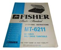 Usado, Manual De Instrucciones De Bandeja Fisher Mt6211 Solo Manual segunda mano  Argentina