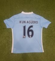 Usado, Camiseta Titular Manchester City 2011/12, Kun Agüero 16 M segunda mano  Argentina