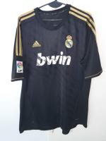 Camiseta Real Madrid 2012 Negra Bwin adidas #7 Ronaldo T.xl segunda mano  Argentina
