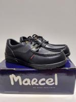 Zapatos Colegiales Náuticos Con Cordón Negros Marcel 39 segunda mano  Argentina