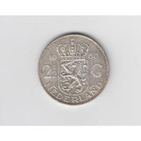 Moneda Holanda 2 1/2 Gulden Año 1960 Plata Muy Bueno segunda mano  Argentina