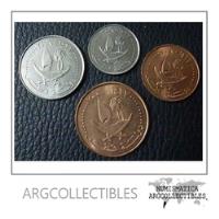 Qatar Set De 4 Monedas Año 2002 Unc Sin Circular, usado segunda mano  Argentina