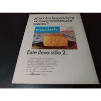 (pb131) Publicidad Clipping Bizcochuelo Exquisita * 1968, usado segunda mano  Argentina
