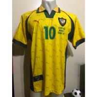 Camiseta Camerún Copa Africa 1998 Francia Mboma #10 M - L, usado segunda mano  Argentina