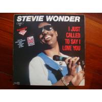 Stevie Wonder I Just Called To 12 Vinilo Alema 84 Mx Leer ! segunda mano  Argentina