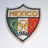 Antiguo Parche Escudo Bordado Juegos Olimpicos Mexico 68, usado segunda mano  Argentina