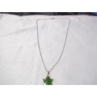 Collar O Cadenita Con Dije(flor Verde)-largo:50 Cm- segunda mano  Argentina