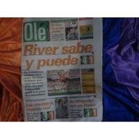 Diario Ole Octubre 1996 River Boca Independiente Futbol segunda mano  Argentina