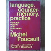 Language Counter Memory Practice - Michel Foucault  segunda mano  Caballito