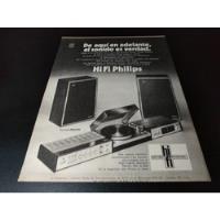 (pb634) Publicidad Clipping Hi Fi Philips * 1973 segunda mano  Argentina
