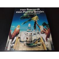 (pb737) Publicidad Clipping Ron Bacardi Con Fanta Limon segunda mano  Argentina