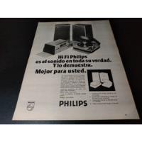 (pb640) Publicidad Clipping Hi Fi Philips * 1974 segunda mano  Argentina
